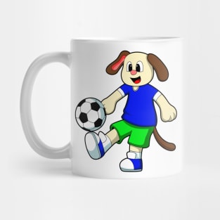 Dog at Sports with Soccer Mug